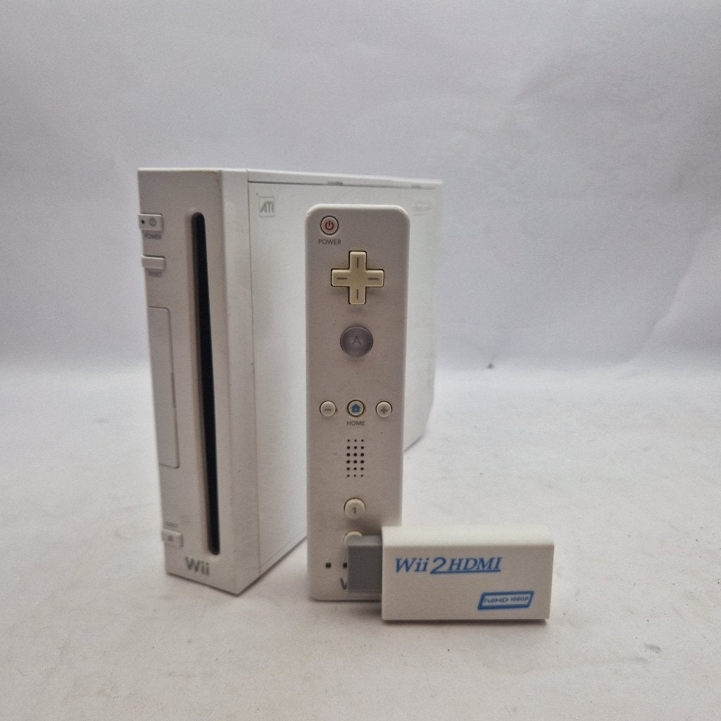 Nintendo Wii + Controller + HDMI Converter || Nu maar €59,99, Ophalen of Verzenden, Zo goed als nieuw, Met 1 controller