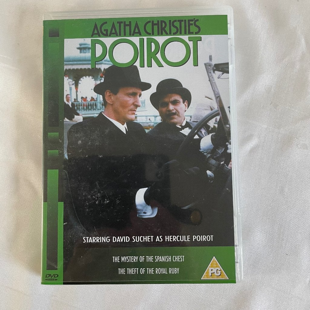 Agatha Christie’s Poirot DVD – 2 afleveringen, Misdaad, Alle leeftijden, Ophalen of Verzenden, Gebruikt
