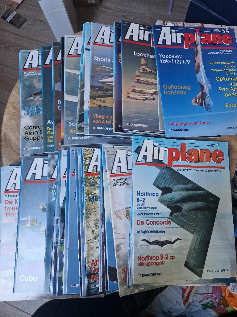 Grote verzameling airplane magazines, Ophalen of Verzenden, Zo goed als nieuw, Overige