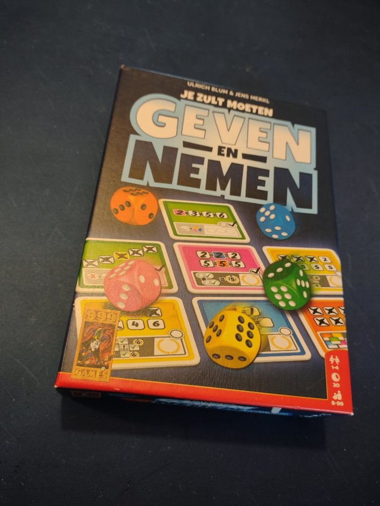 Geven en Nemen bordspel, 999Games, Ophalen of Verzenden, Zo goed als nieuw, Een of twee spelers