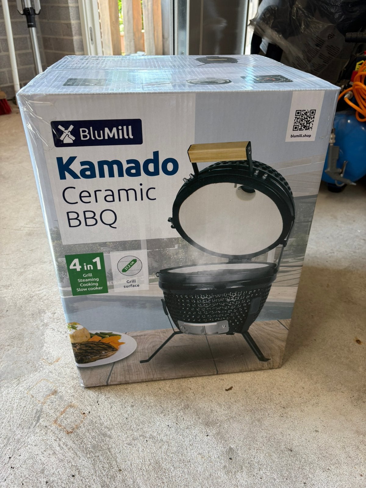 Splinternieuwe BluMill Kamado Ceramic BBQ, Ophalen of Verzenden, Nieuw