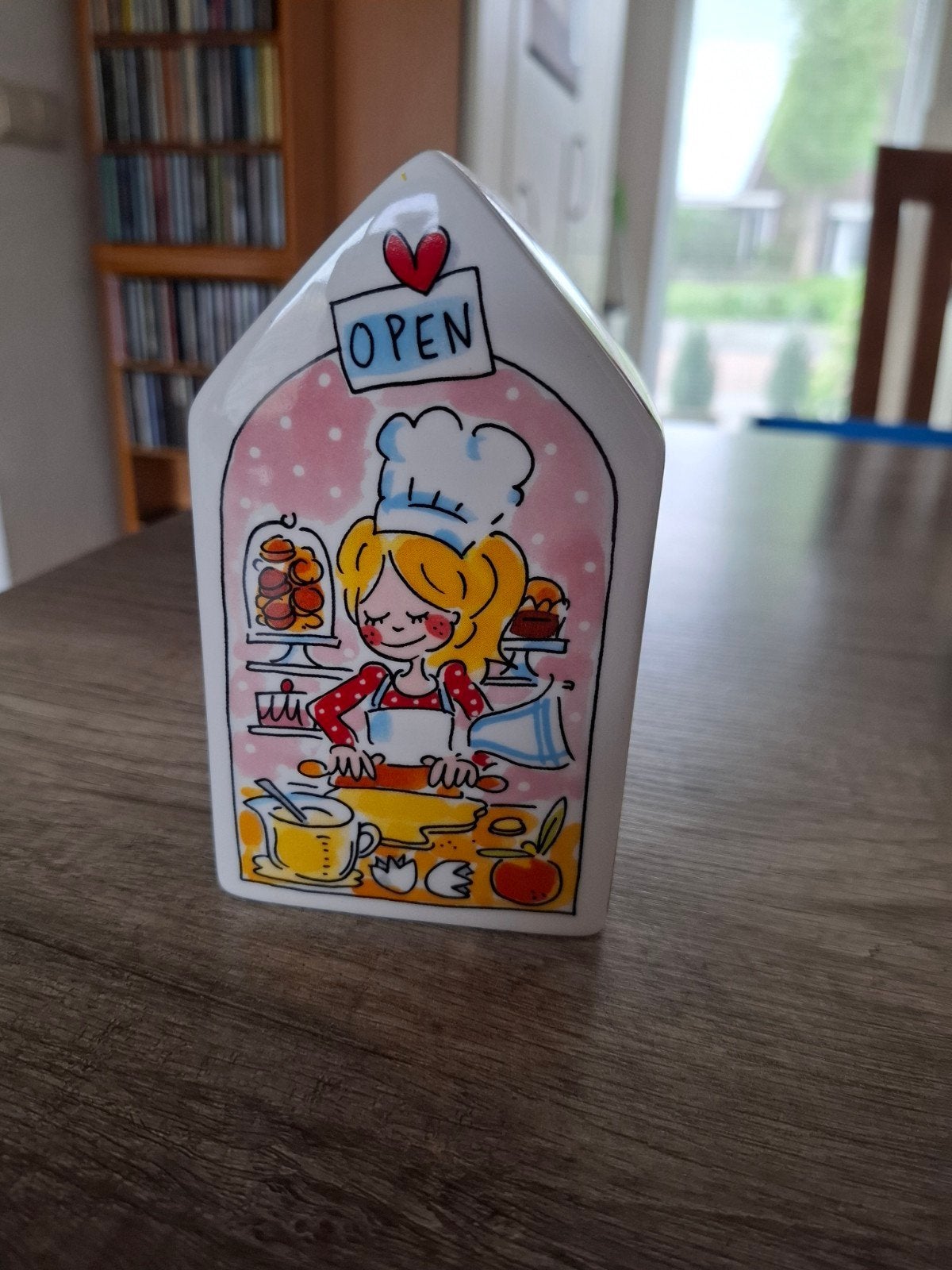 Blond Amsterdam spaarpot huisje Bake, Ophalen, Nieuw, Aardewerk, Overige typen