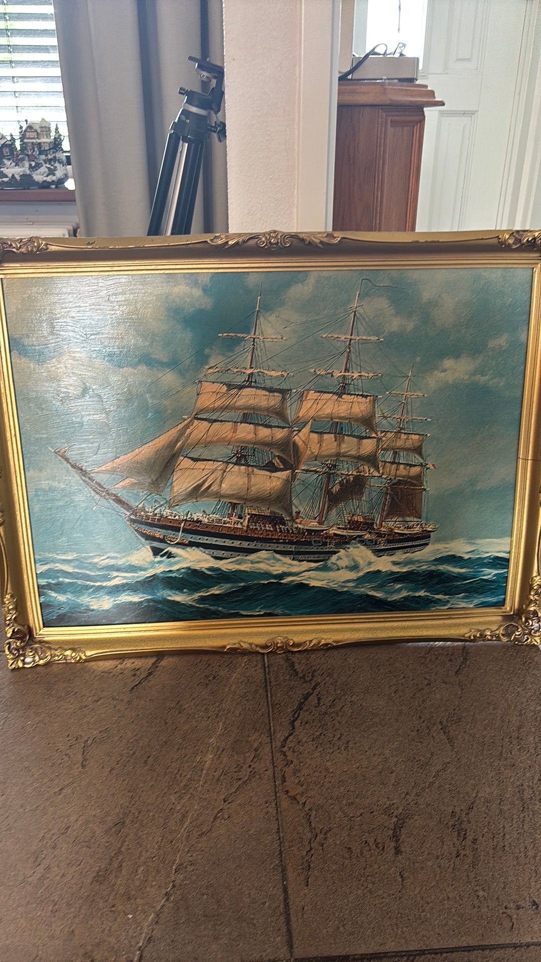 Schilderij, Ophalen of Verzenden, Zo goed als nieuw, Balpen, Overige merken