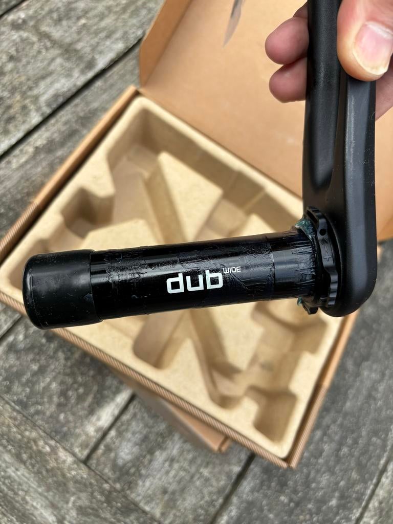 SRAM Apex Crankarm Links 175mm DUB Wide, Crankstel of Pedalen, Nieuw, Ophalen of Verzenden, Aluminium
