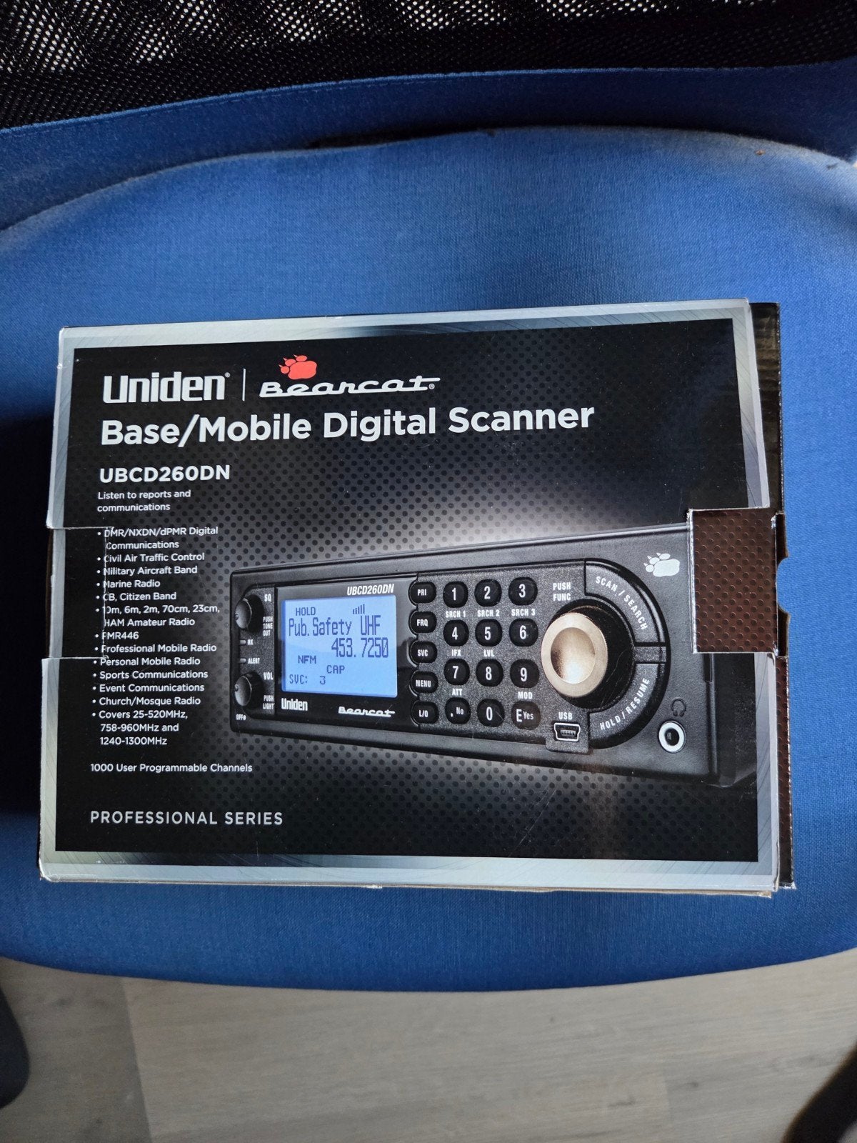 Uniden Bearcat UBCD260DN Digitale Scanner, Ophalen of Verzenden, Zo goed als nieuw