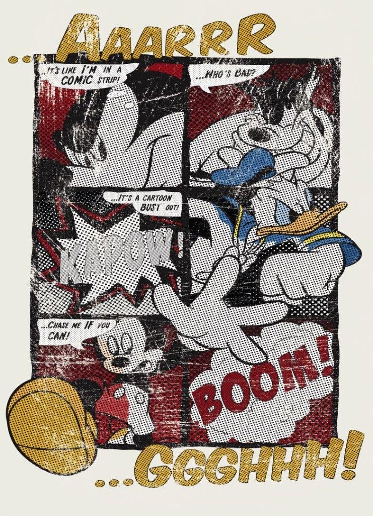 Mickey Mouse behang Great Escape - Donald Duck -20% KORTING, Verzenden, Donald Duck, Nieuw, Plaatje of Poster