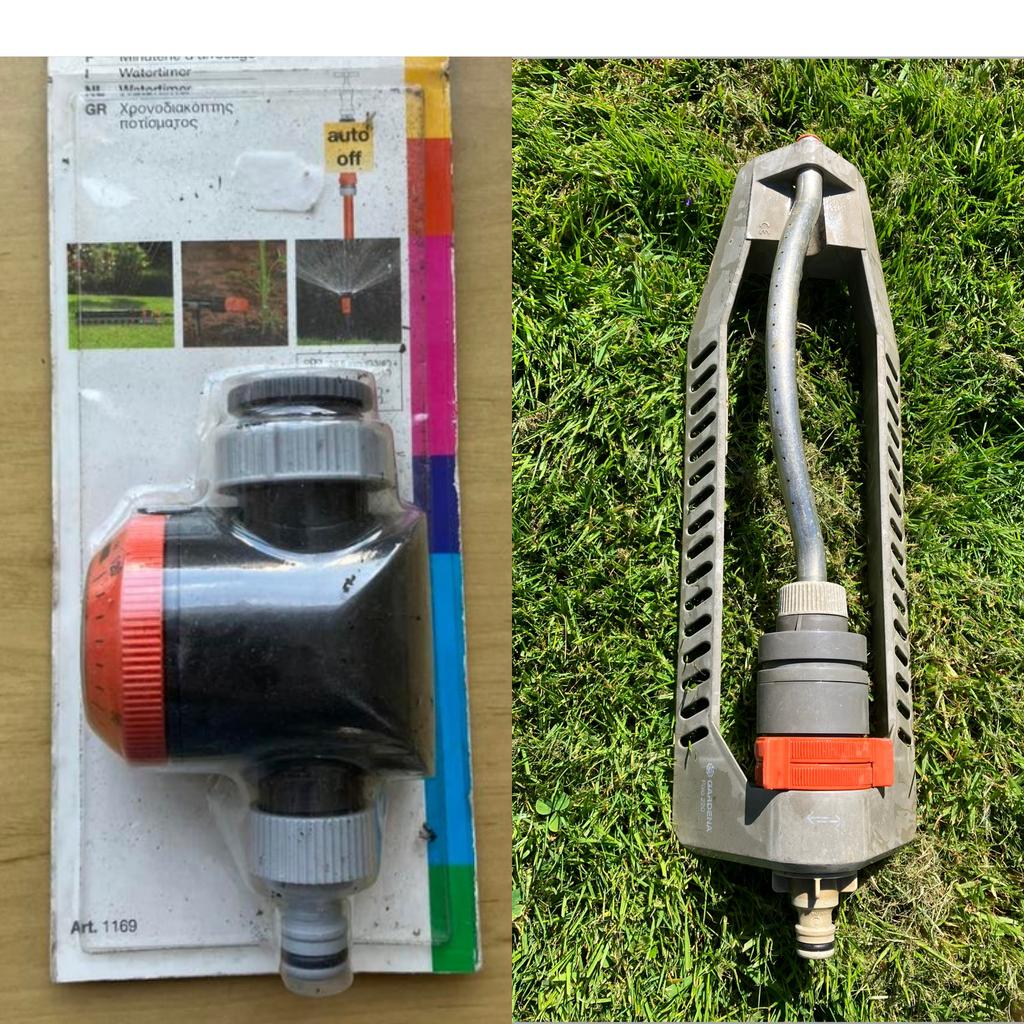 Gardena watertimer en watersproeier, Ophalen