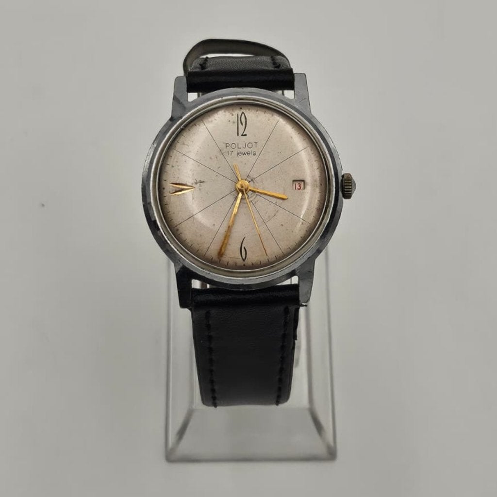 Poljot 17 jewels horloge vintage zeldzaam design!, Ruilrijk, Zo goed als nieuw, Info@ruilrijk.nl, Neerstraat 60, 6041 KD Roermond