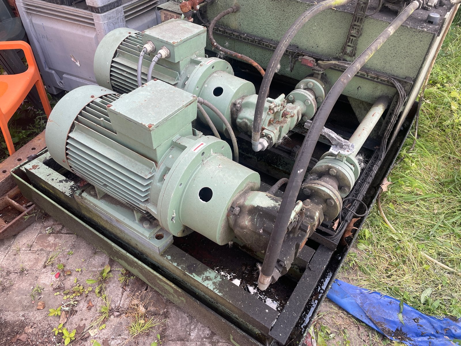 Rexroth Brueninghaus Hydrauliek Aggregaat met 2 Pompen, Ophalen