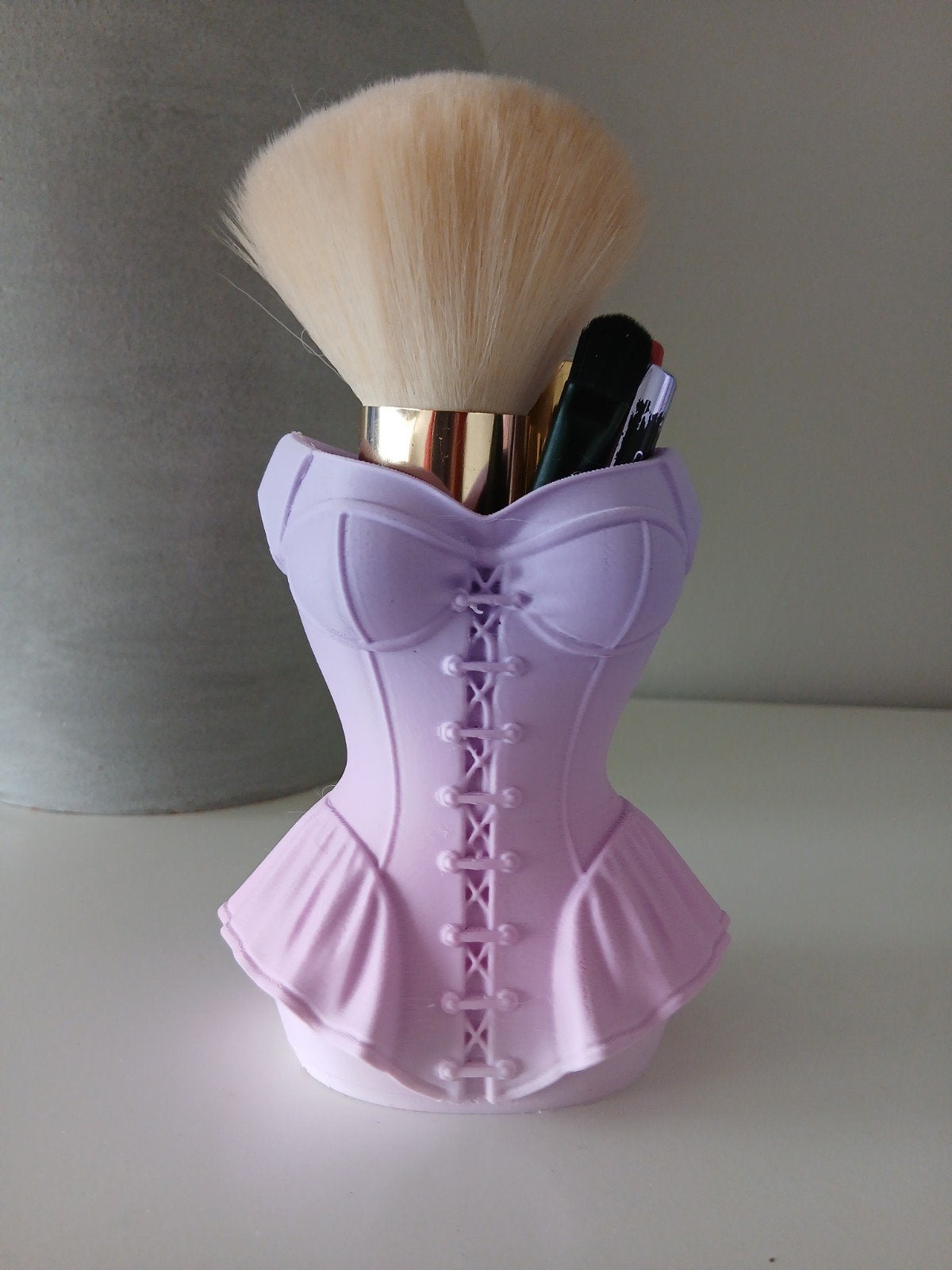 Vintage Corset Make-up Kwastenhouder, Ophalen of Verzenden, Nieuw, Overige kleuren, Toebehoren