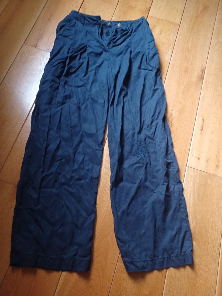 ASOS wijde pantalon - maat 36, Blauw, Ophalen of Verzenden, Zo goed als nieuw, Maat 36 (S)