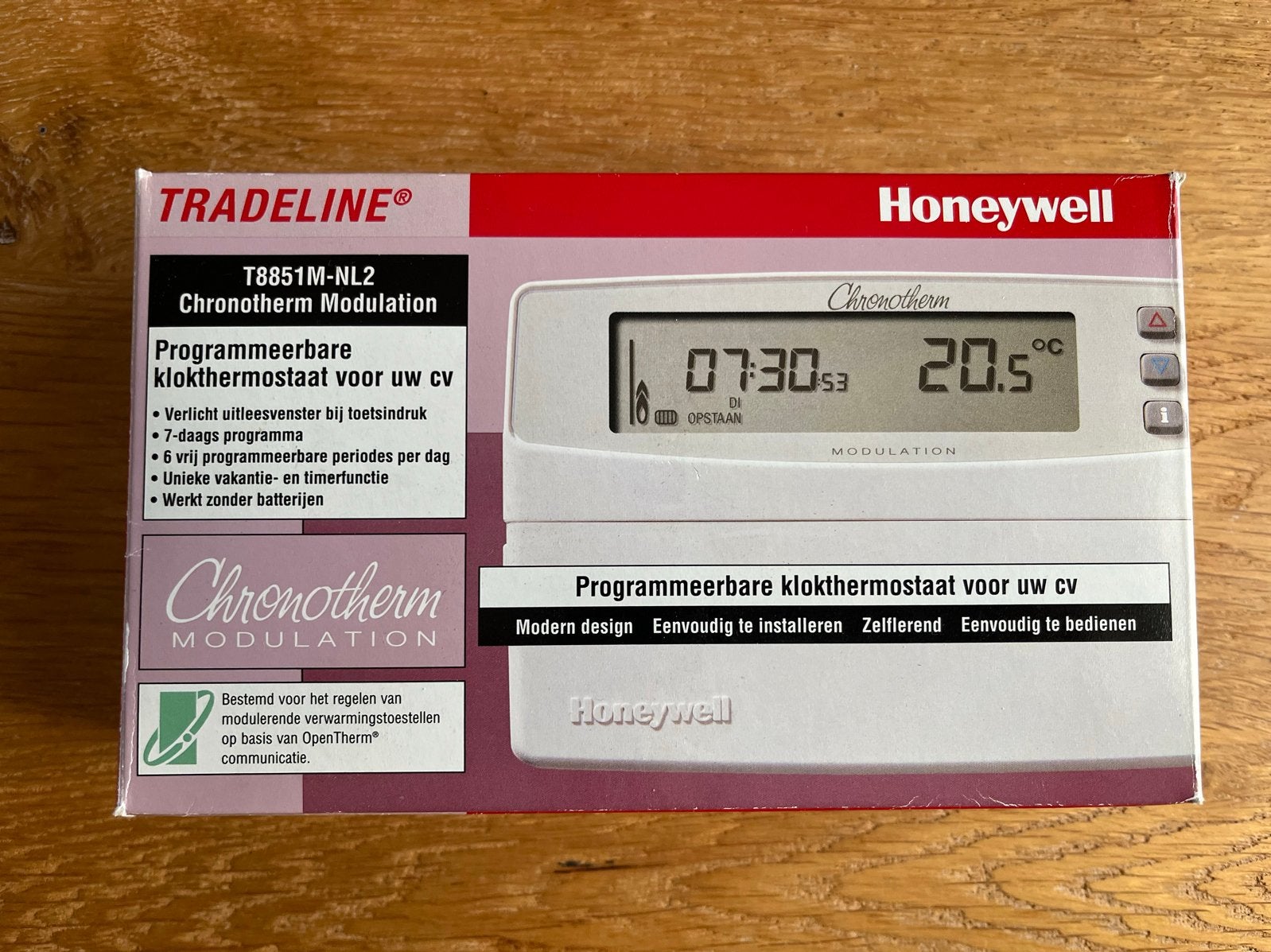 Honeywell Chronotherm Modulation T8681M1004 Klokthermostaat, Doe-het-zelf en Verbouw, Thermostaten, Ophalen of Verzenden, Slimme thermostaat