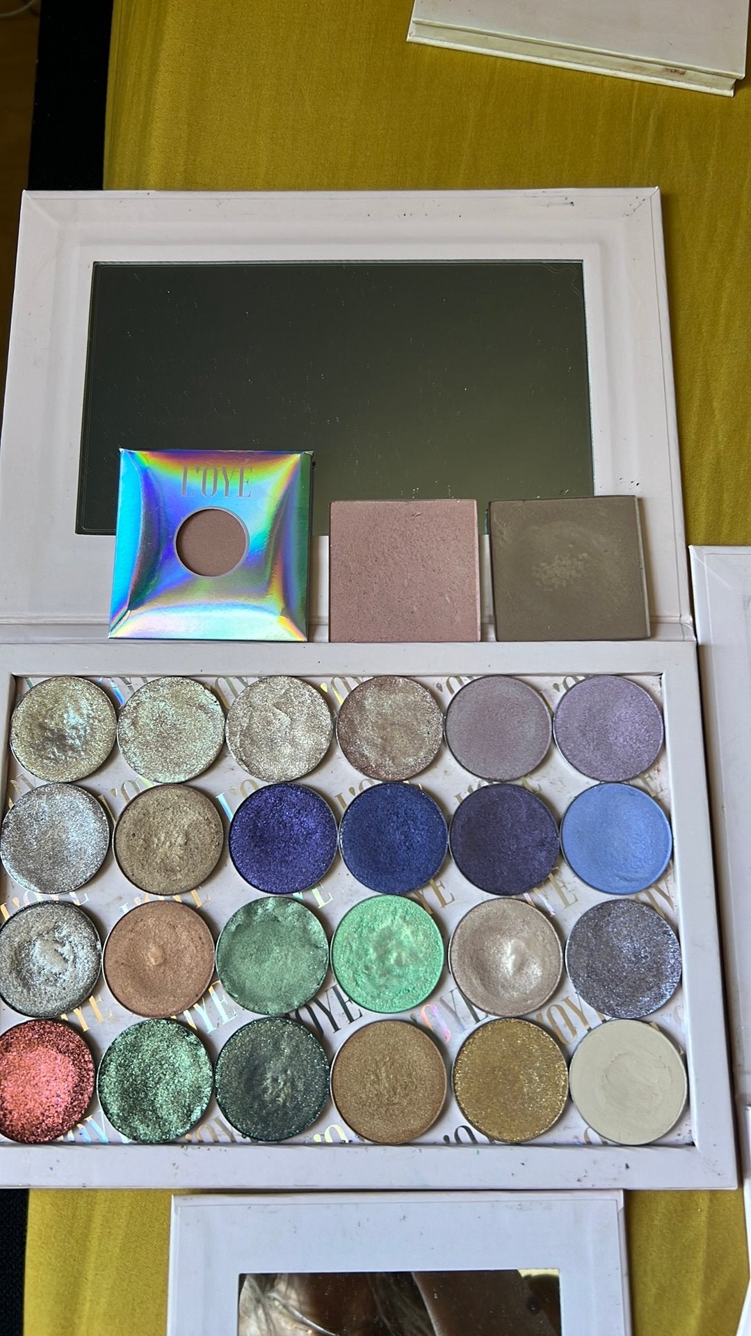 L'oye Maxi Palette + 2x Gatekeeper Blush + Bahamas Contour, Ophalen, Gebruikt, Overige kleuren, Gehele gezicht