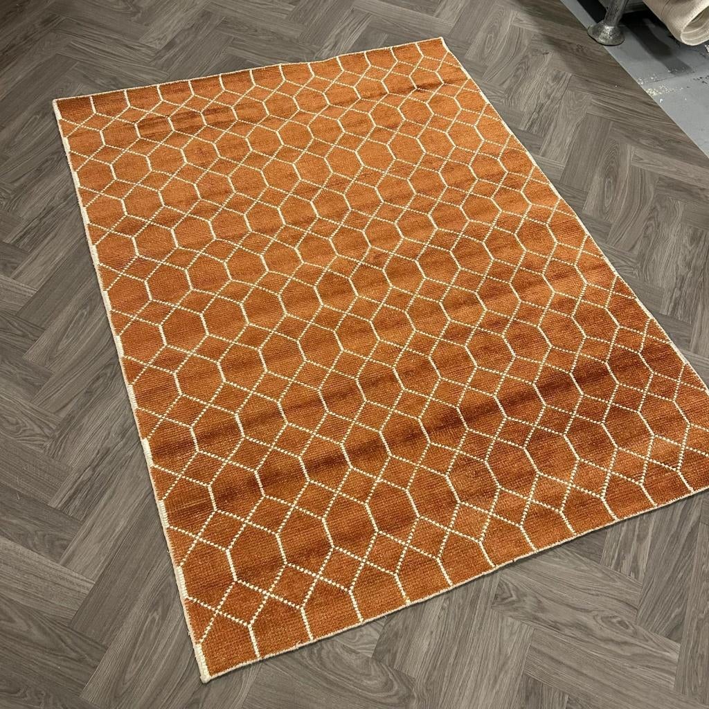 Brinker Laatz XXL Terra Vloerkleed - 280x360cm, Overige kleuren, 200 cm of meer, Ophalen of Verzenden, Zo goed als nieuw