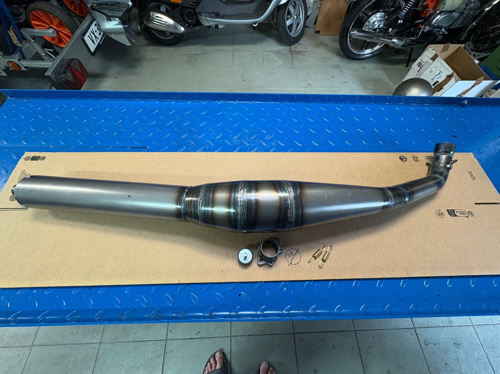 Kreidler 110cc uitlaat Nieuw, Ophalen of Verzenden, Nieuw, Uitlaat