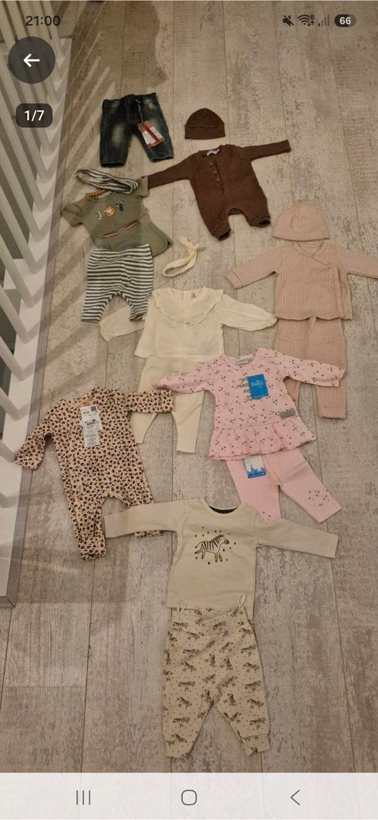 Pakket babykleding meisjeskleding merkkleding maat 50/56, Ophalen of Verzenden, Nieuw, Maat 56