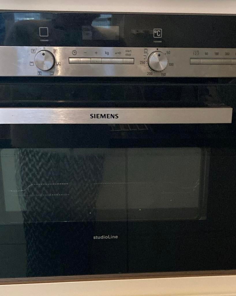 Siemens HB84K582 inbouw combi-oven / magnetron, Gebruikt, Oven, Inbouw, Magnetronfunctie