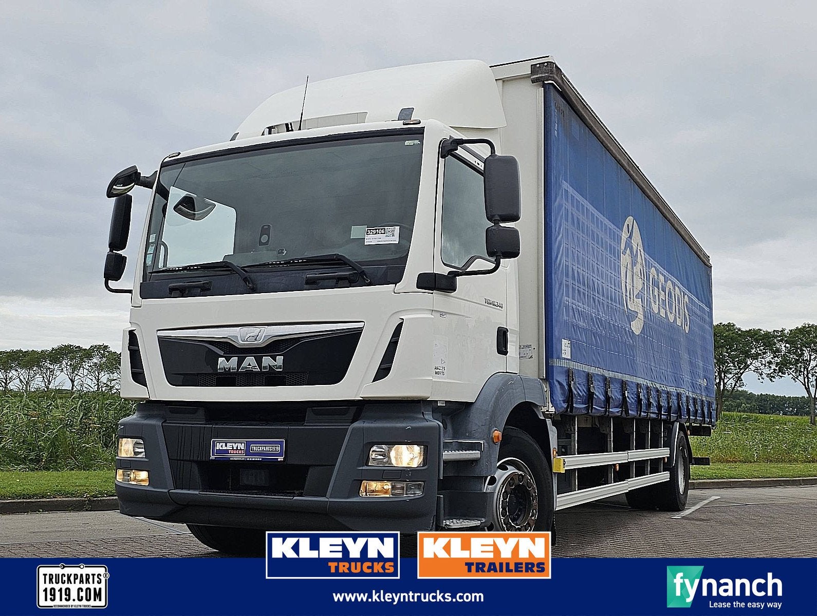 M.A.N. 18.340 TGM 3.000 kg taillift, Auto's, Automaat, Euro 6, Blauw, MAN