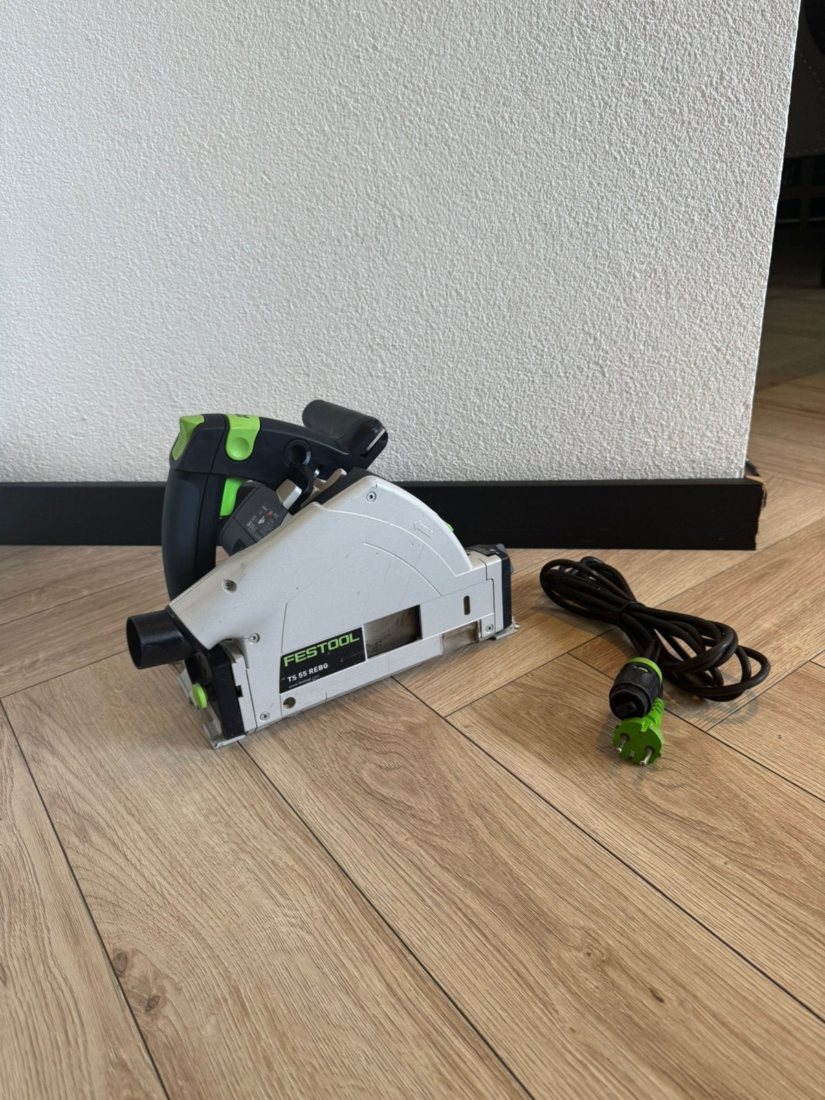 Festool ts 55 REBQ invalzaag, Doe-het-zelf en Verbouw, Ophalen, Gebruikt, Invalzaag, 30 tot 70 mm