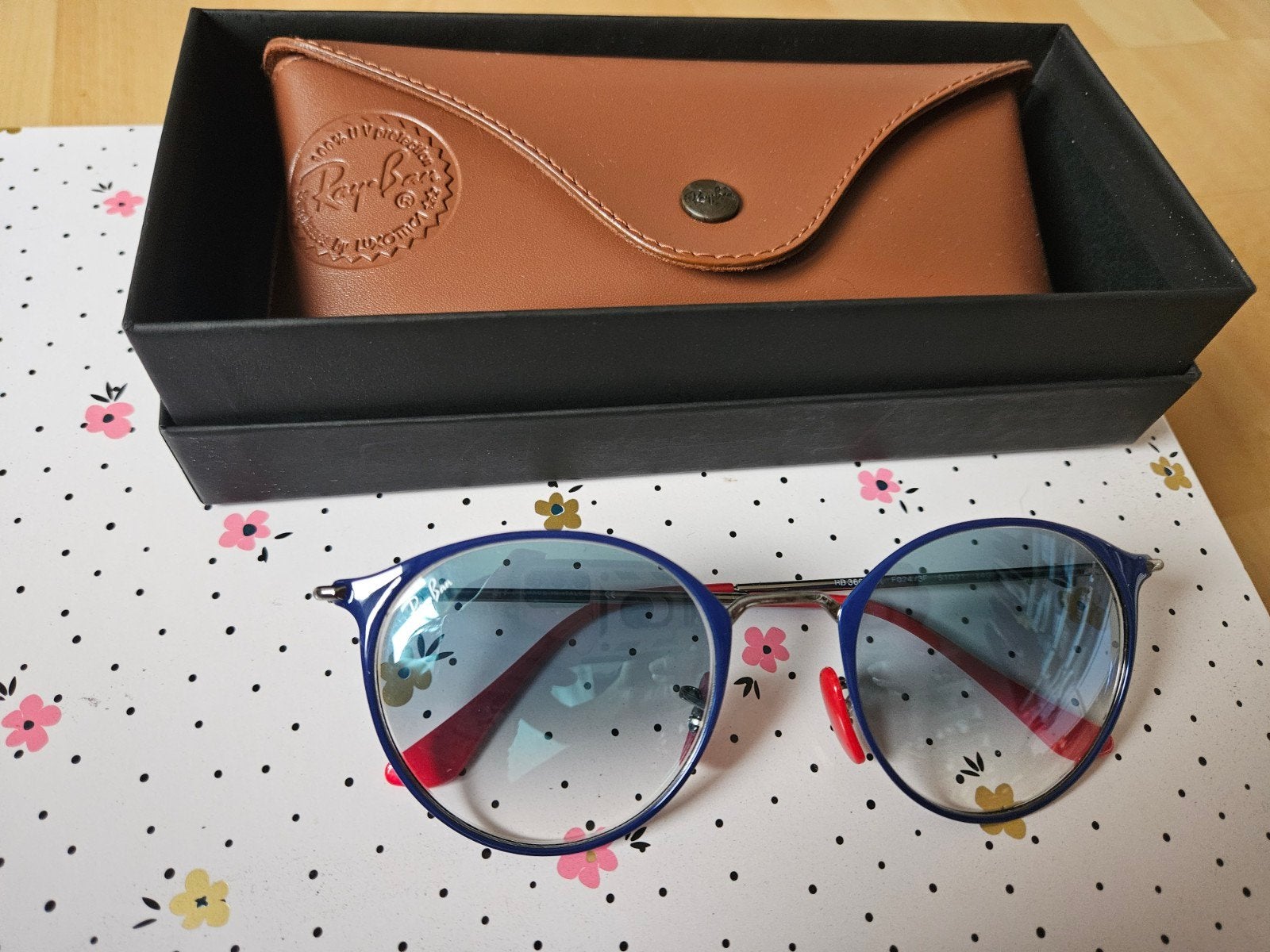 Nieuwe Ray-Ban Ferrari RB3602-M Zonnebril - Exclusief, Ophalen