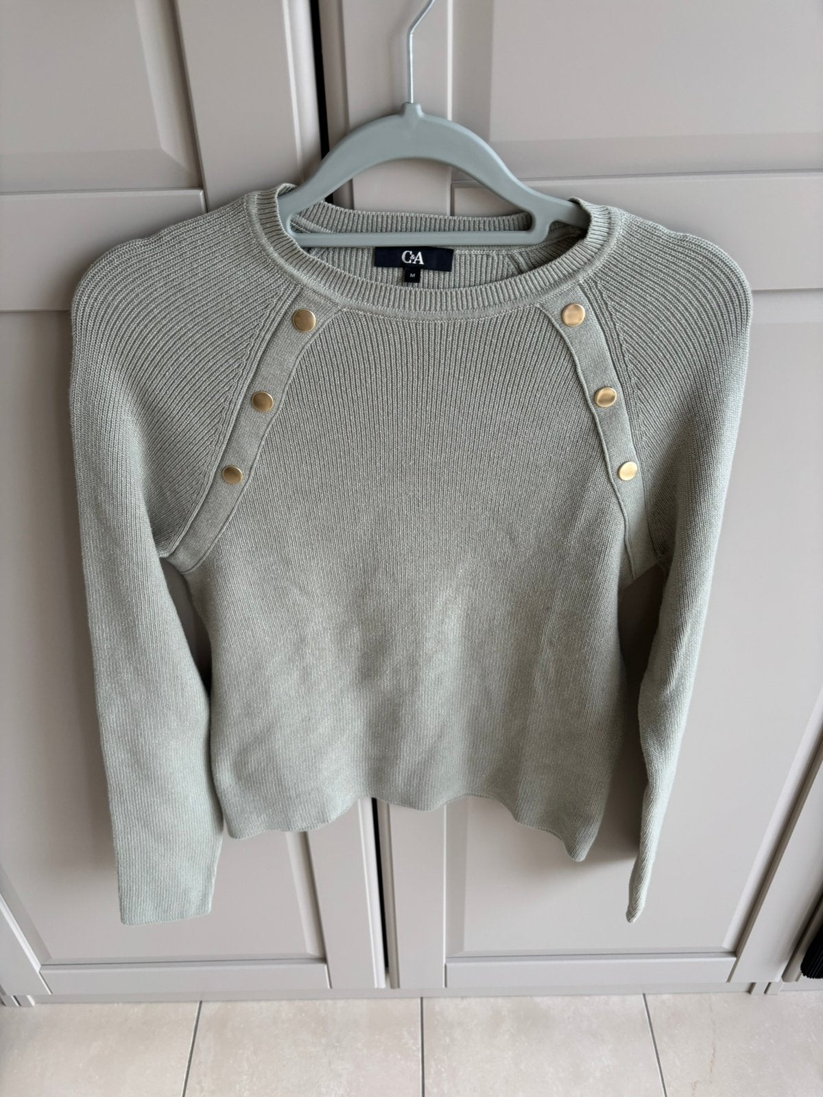 Nieuw turquoise trui C&A maat M, Kleding | Dames, Ophalen of Verzenden, Nieuw, Maat 38/40 (M), Overige kleuren