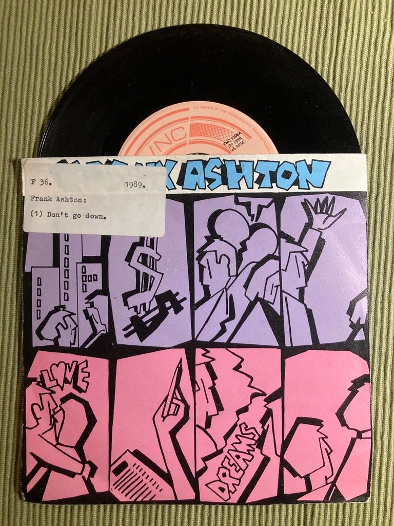 Vinyl single Frank Ashton - Don’t go down, Ophalen of Verzenden, Gebruikt, Pop