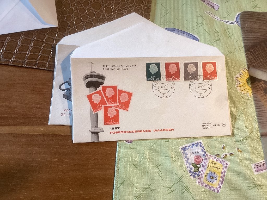 No4649 Philato W9 Heb ook Nederland jaargangen fdc 1963 tm, Ophalen of Verzenden, Onbeschreven, Nederland