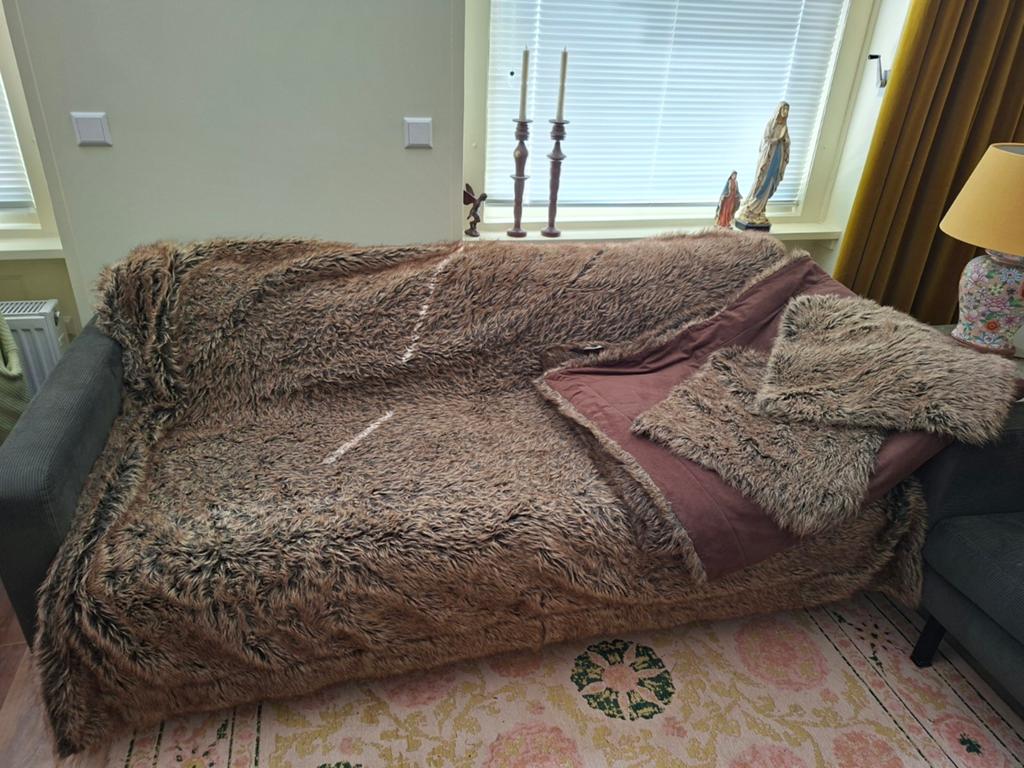 Grand foulard 2x/Kleed/Deken/Tuin, Ophalen, Gebruikt