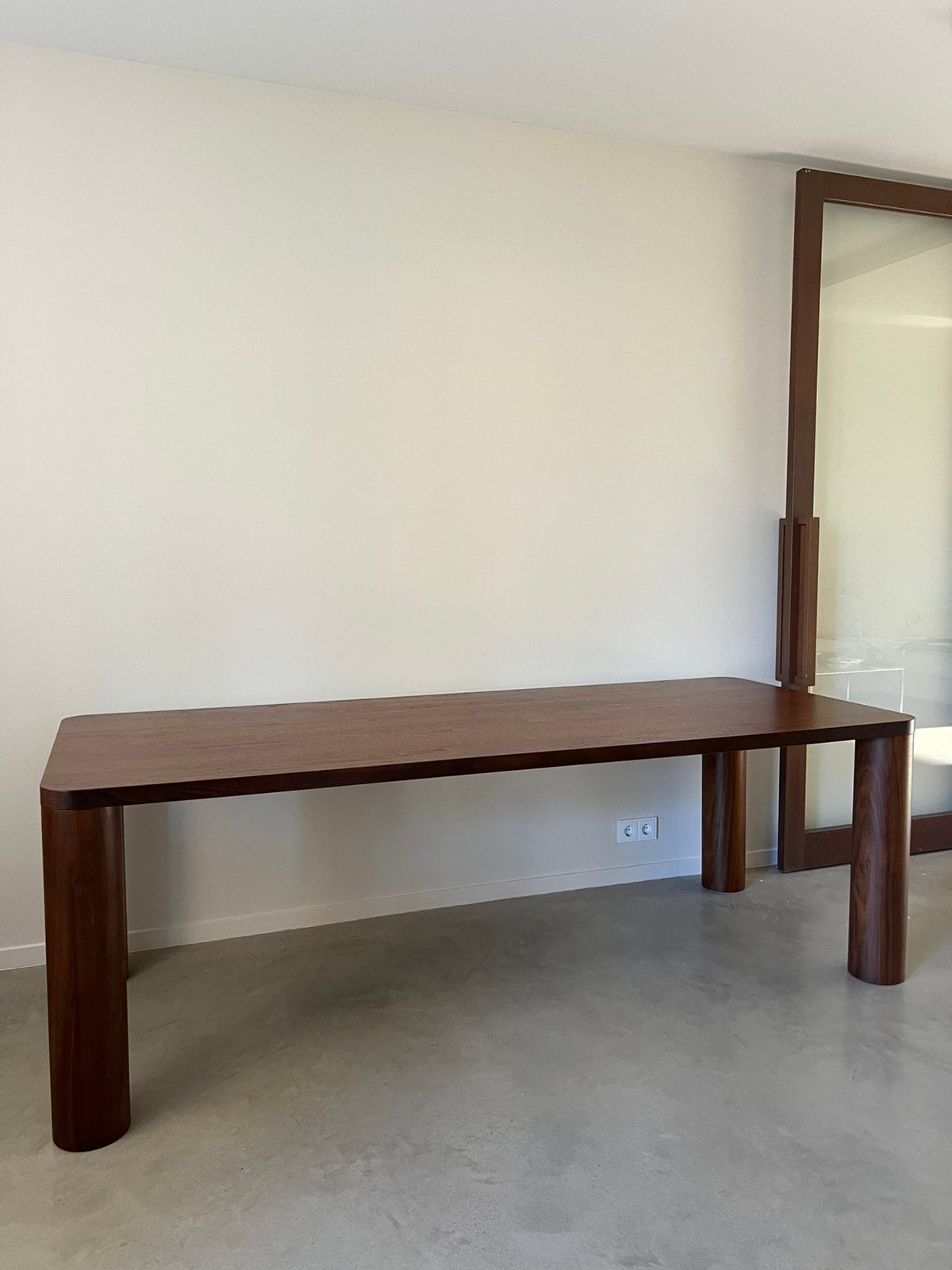 Grote walnoot houten eettafel FEST 220 cm, Huis en Inrichting, Tafels | Salontafels, Ophalen, 200 cm of meer, 50 tot 100 cm, Zo goed als nieuw