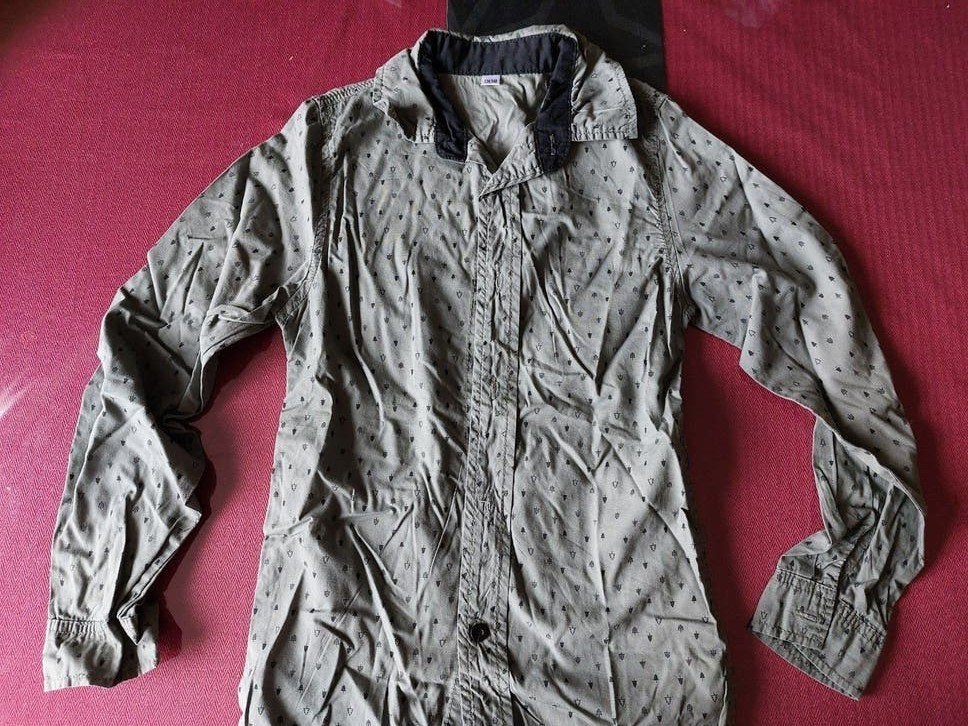 Kerstblouse maat 134, Ophalen of Verzenden, Zo goed als nieuw, Jongen, Overhemd of Blouse