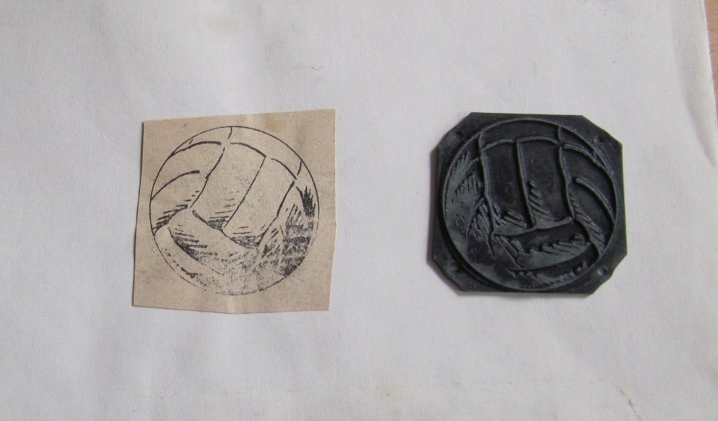 Cliche Voetbal, Antiek en Kunst, Ophalen of Verzenden