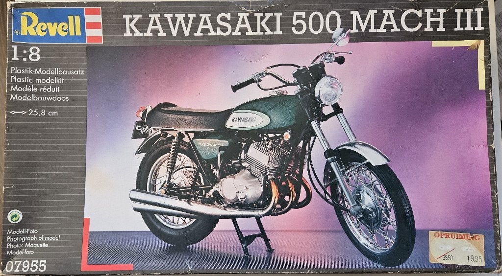 KAWASAKI 500 MACH III Revell 1:8, Revell, Nieuw, Ophalen of Verzenden, Groter dan 1:32