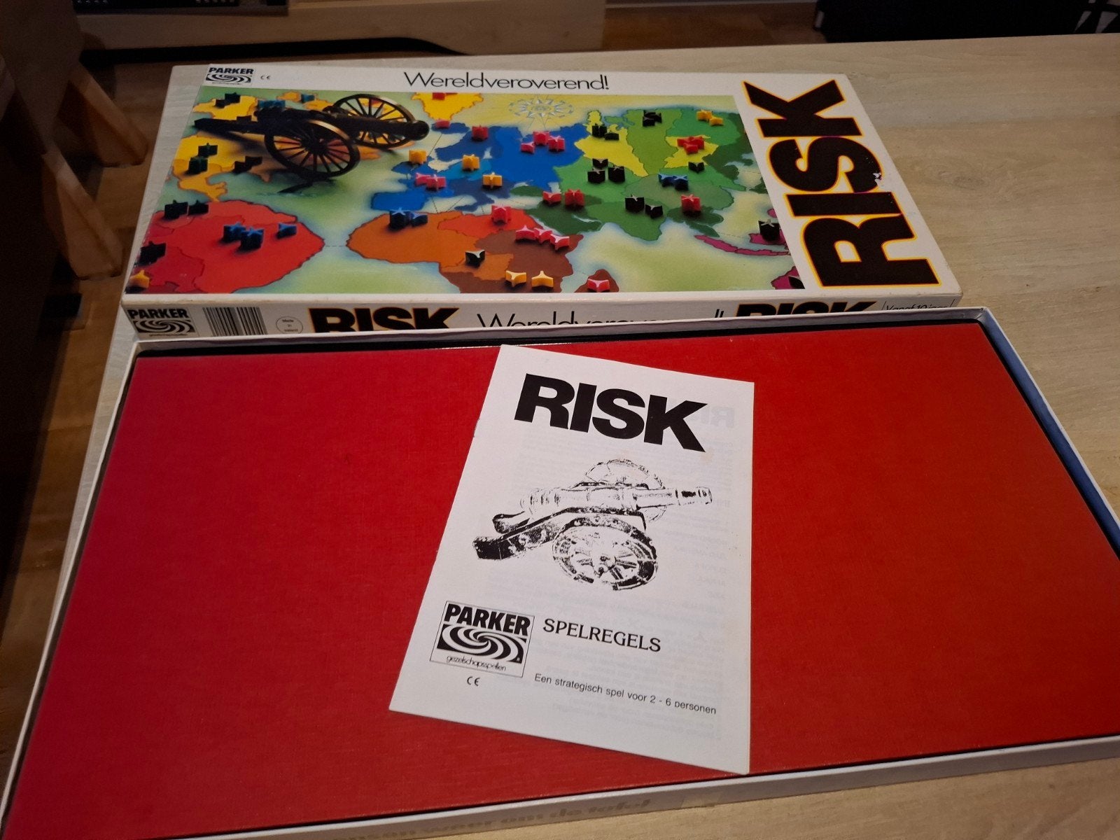 Risk Wereldveroverend! Bordspel - Klassieke Strategie, Parker, Gebruikt, 1027 Newport Ave, Pawtucket, RI 02861, USA, Ophalen of Verzenden