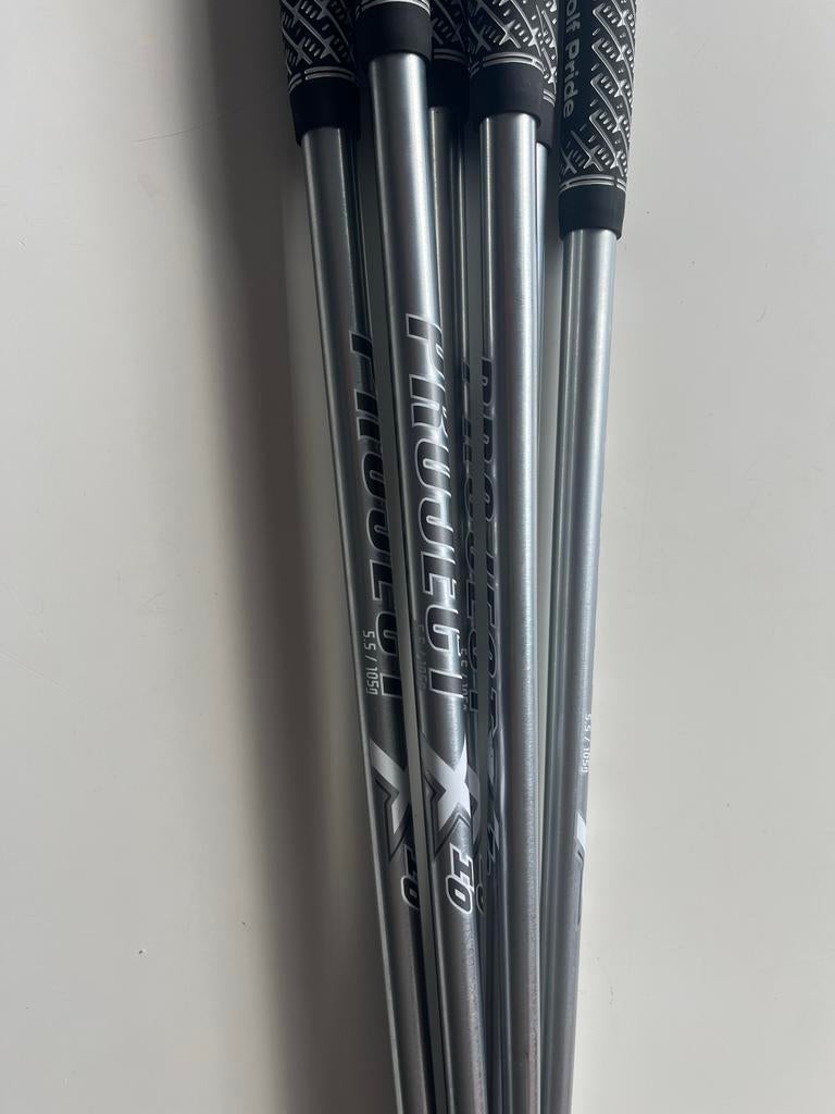 Project X IO 5.5 shafts (P-6) met Golf Pride Z-Grips, Ophalen of Verzenden, Zo goed als nieuw, Club, Overige merken