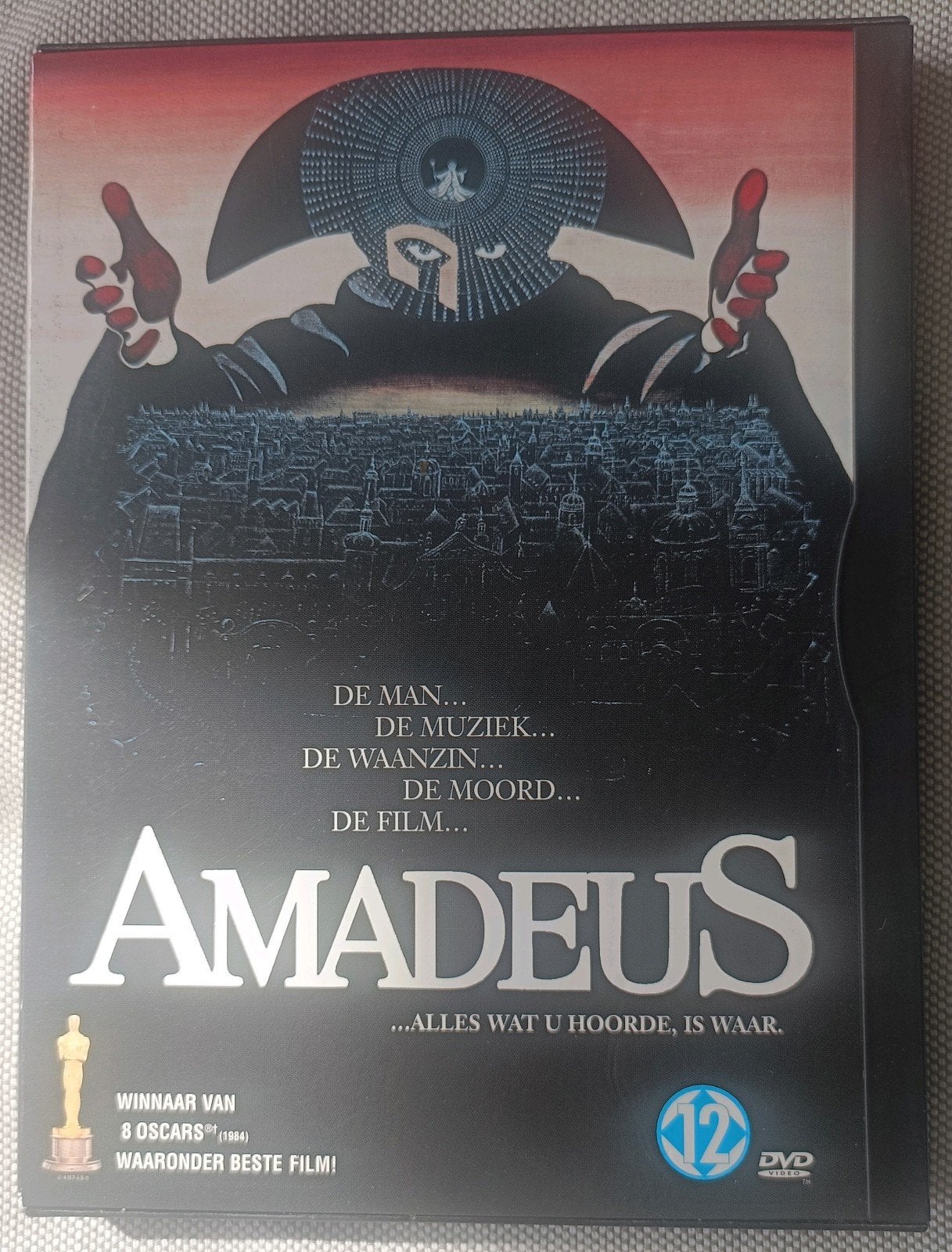 Amadeus DVD - Winnaar van 8 Oscars, Cd's en Dvd's, Dvd's | Drama, Alle leeftijden, Ophalen of Verzenden, Gebruikt