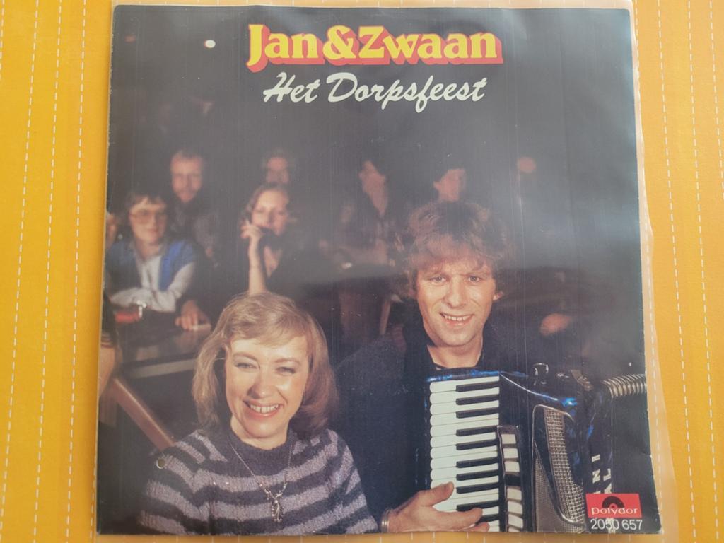 Jan en Zwaan - Het dorpsfeest - Zeg nog eenmaal., Ophalen, Zo goed als nieuw, Overige formaten, Levenslied of Smartlap