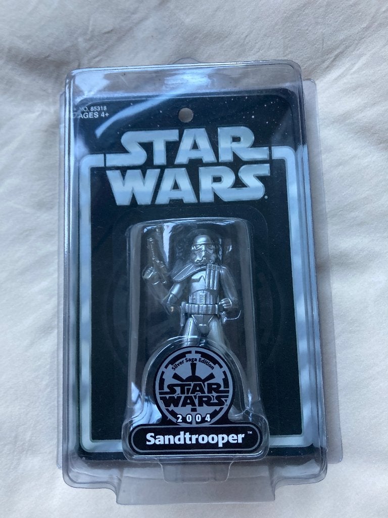 Star Wars sandtrooper silver anniversary con edition 2004, Verzamelen, Ophalen of Verzenden, Nieuw, Actiefiguurtje