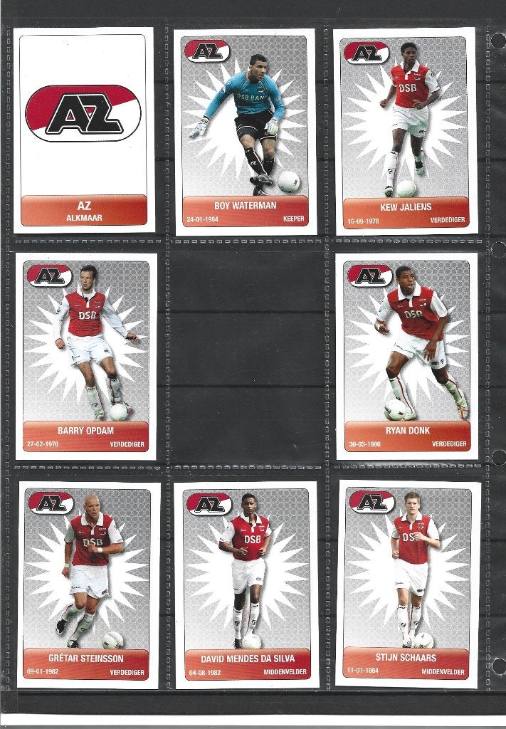 Voetbal plaatjes  AZ Plus Official Partner Eredivisie, Ophalen of Verzenden, Zo goed als nieuw, AZ, Poster, Plaatje of Sticker