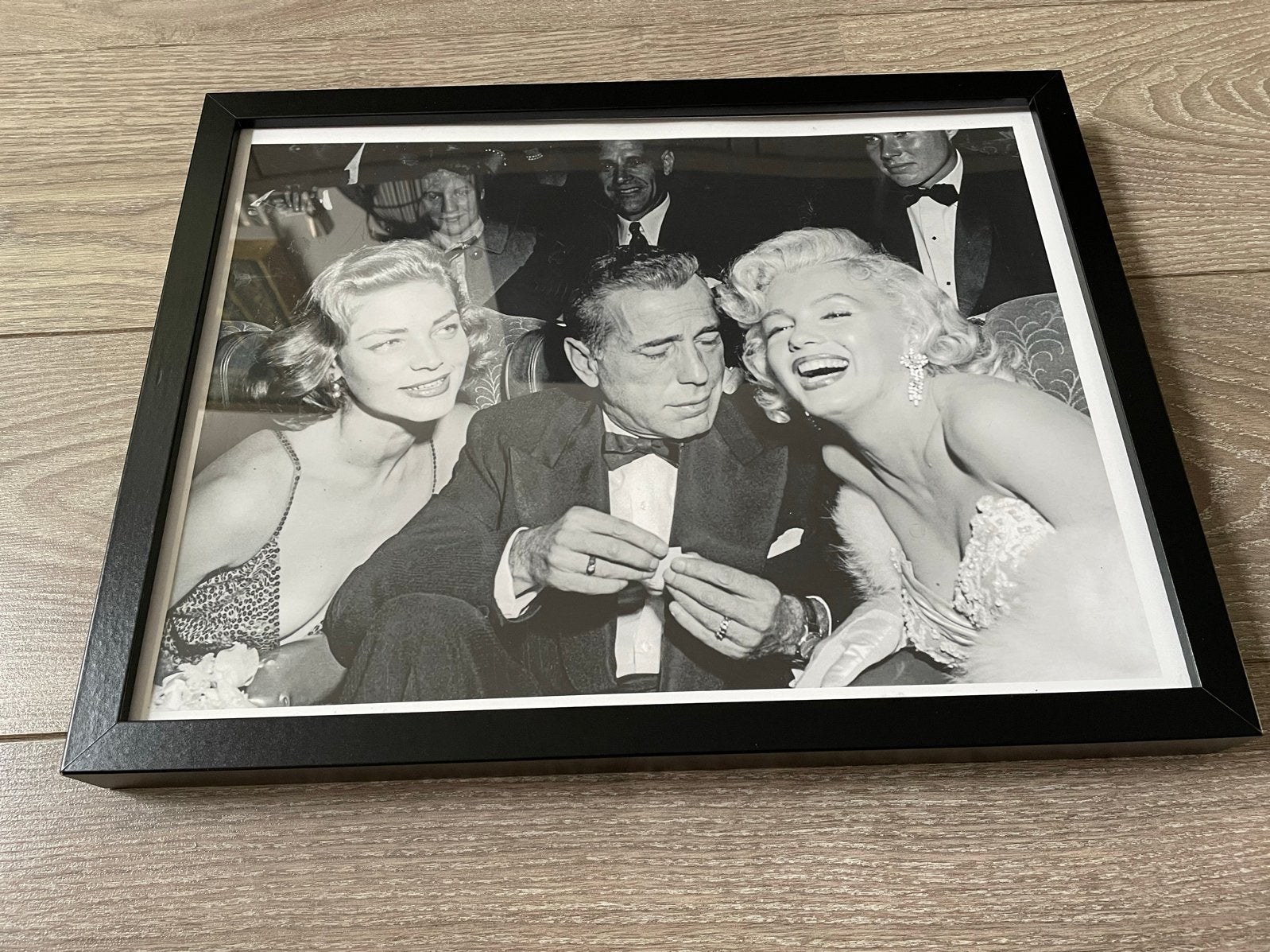 Fotolijst Marilyn Monroe, Ophalen, Met afbeelding, Zwart, Hout