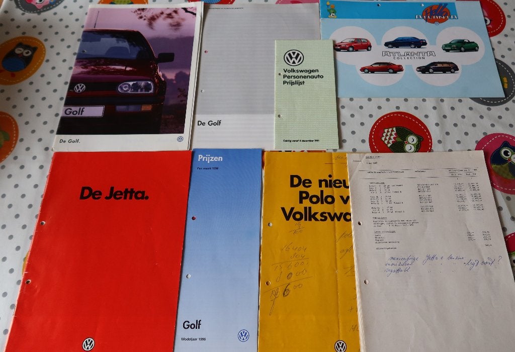 Diverse autobrochures - Opel - Toyota - Volkswagen, Ophalen of Verzenden, Zo goed als nieuw, Volkswagen
