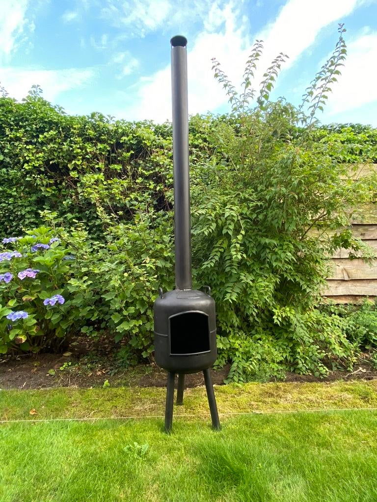 Tuinhaard terras kachel, Tuin en Terras, Tuinhaarden, Ophalen of Verzenden, Zo goed als nieuw
