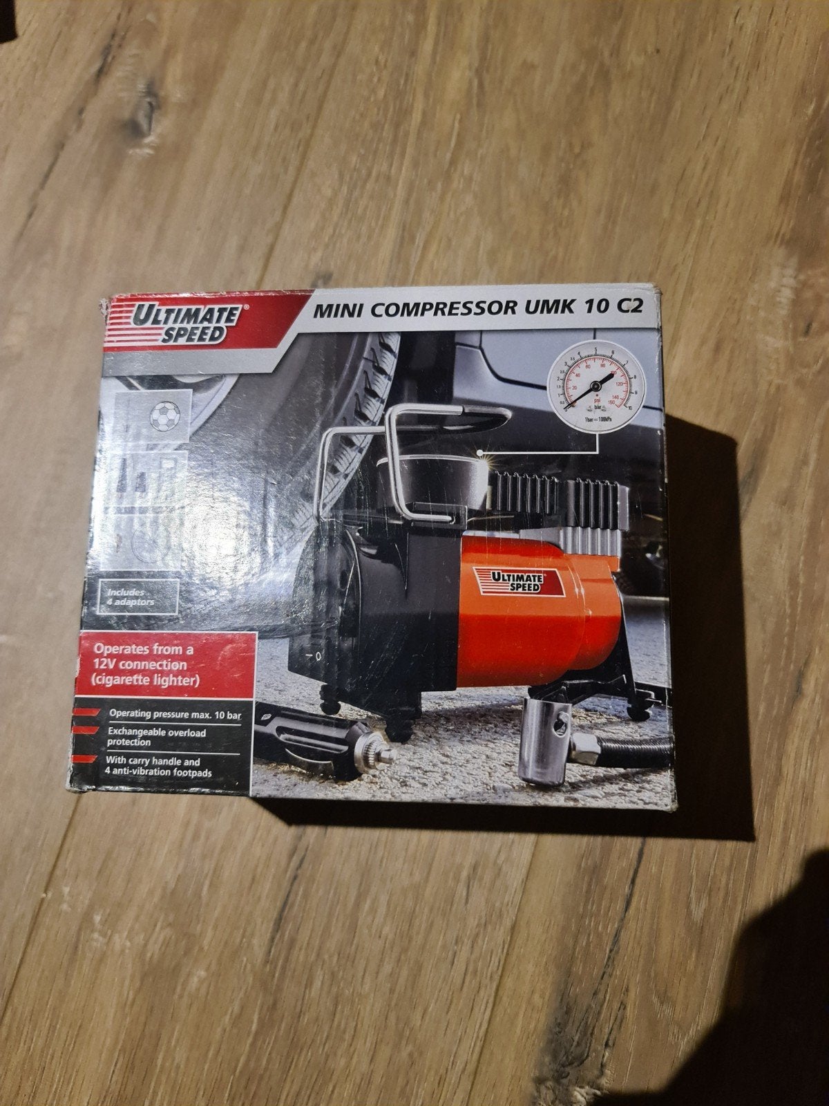 Ultimate Speed Mini Compressor UMK 10 C2 - 10 bar, Ophalen of Verzenden, Nieuw, 6 tot 10 bar