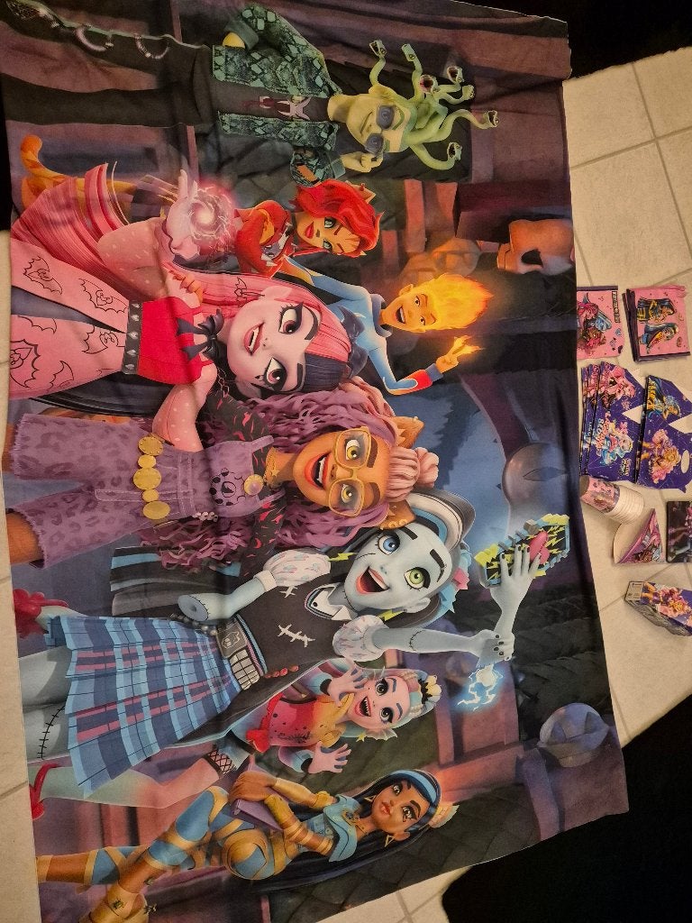 Monsterhigh backdrop, Ophalen of Verzenden, Nieuw