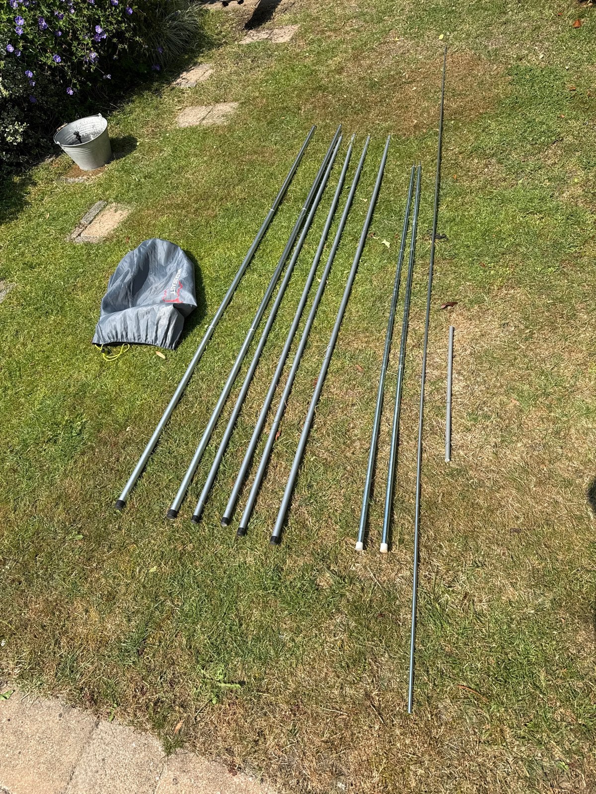 Tentstokken set met opbergzak, Ophalen, Gebruikt