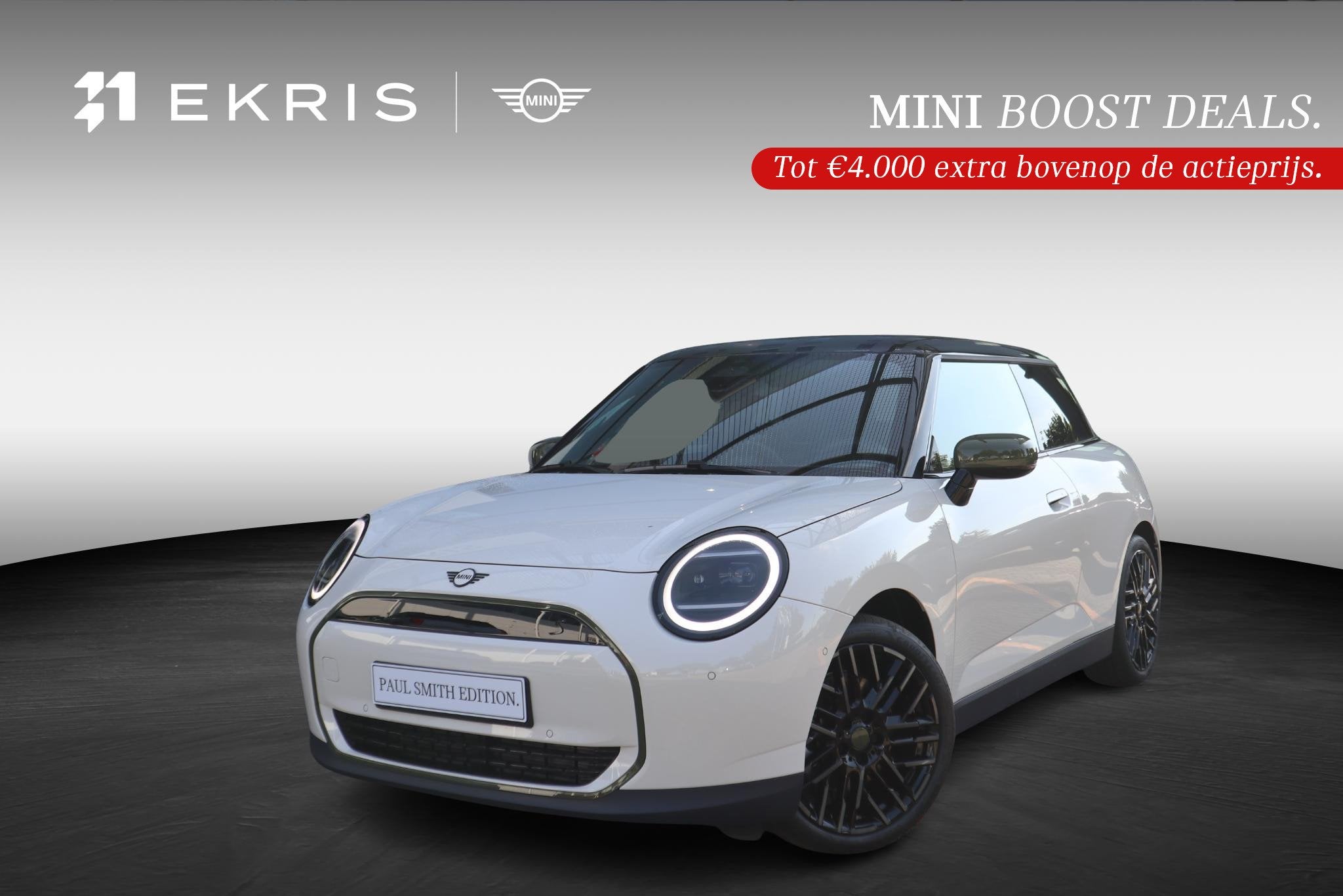 MINI 3-Deurs Cooper SE | Paul Smith + Pakket M, 4 stoelen, Leder en Stof, Mini Electric, 218 pk