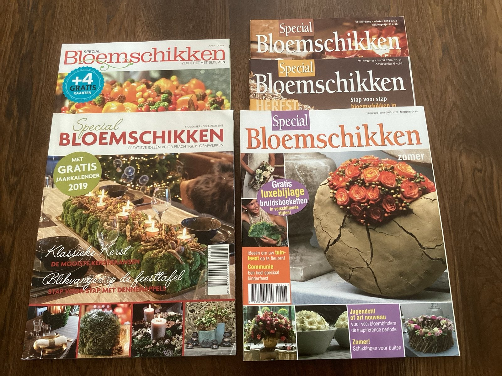 5x Special Bloemschikken - Creatieve ideeën, Ophalen of Verzenden, Gelezen, Overige typen