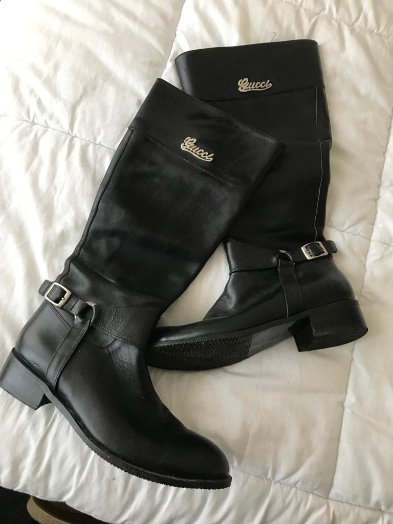 Gucci dames laarzen, Ophalen of Verzenden, Zo goed als nieuw, Zwart, Hoge laarzen
