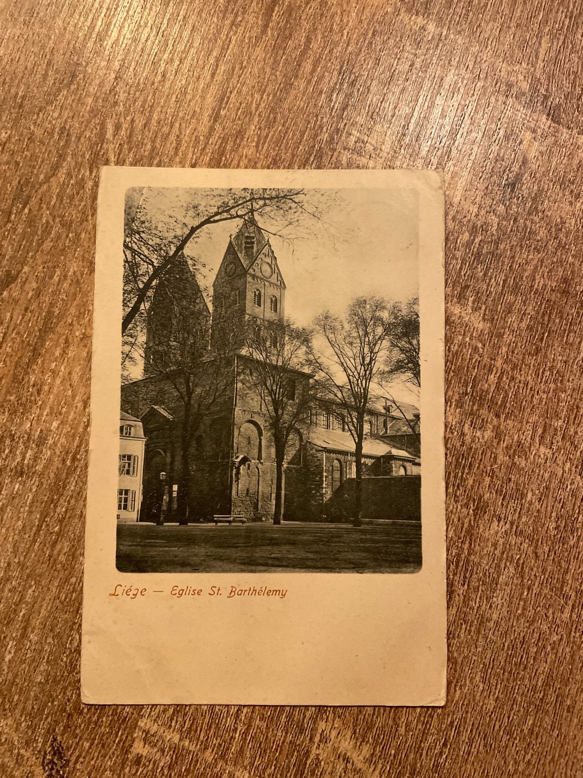 Oude Postkaart Luik - Eglise St. Barthélemy (voor 1920), Verzamelen, Ophalen of Verzenden, Gelopen, Luik