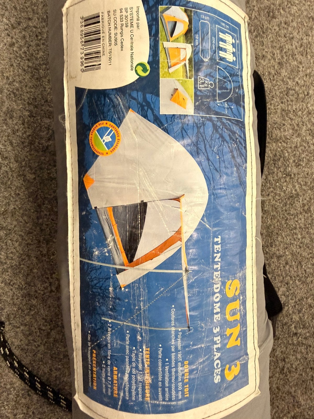 Tent, Caravans en Kamperen, Tenten, Ophalen of Verzenden, Tot en met 2