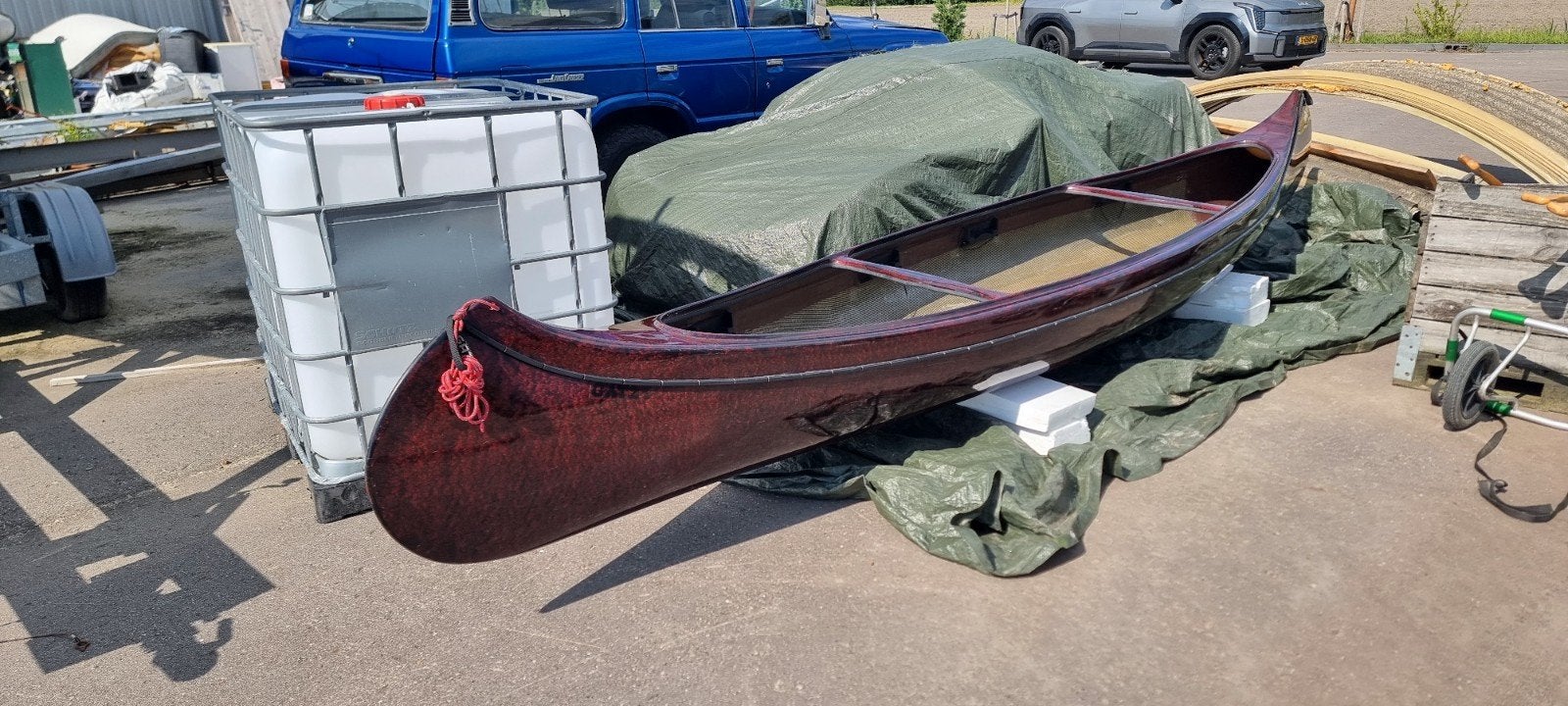 Gatz Cherokee 5.50 Aramid Carbon Canadese kano, Watersport en Boten, Gebruikt, Ophalen of Verzenden, Canadese kano of Open kano